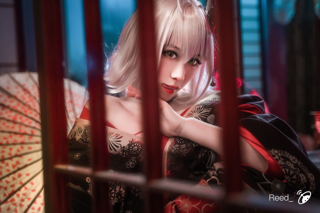 cosplay 黑贞德 正片 和服 人气coser fate系列 fate 759