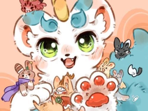 有兽焉的图,喜欢拿走