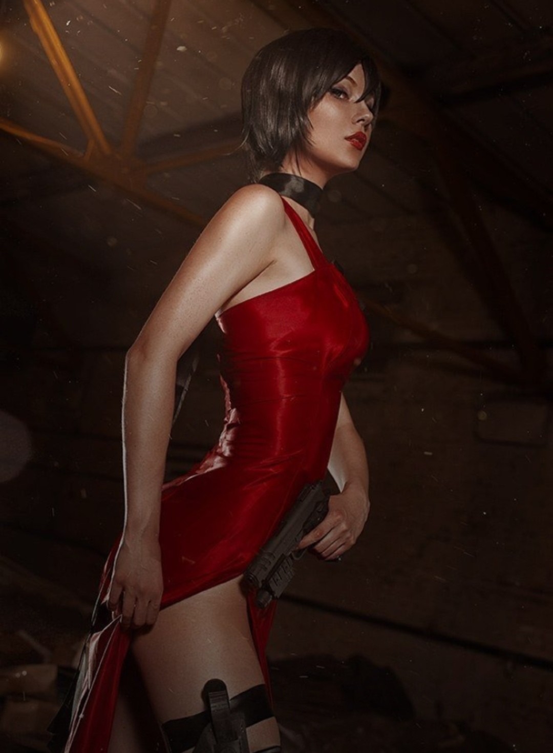 【cos】《生化危机4》艾达王 cosplay