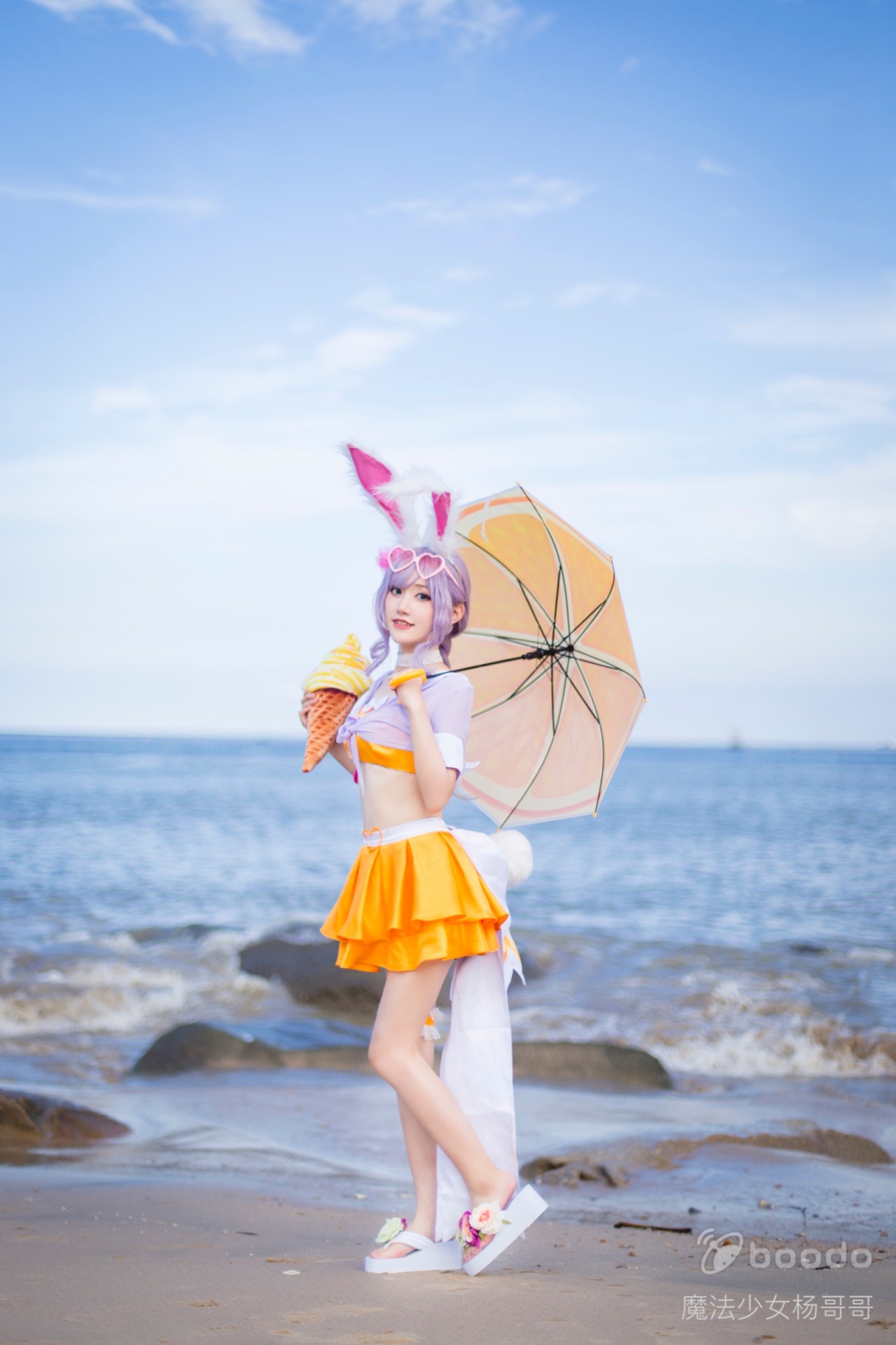 cosplay公孙离蜜橘,cosplay公孙离蜜橘之夏 【cos正片】王者荣耀 公孙离蜜橘之夏 - cosplay