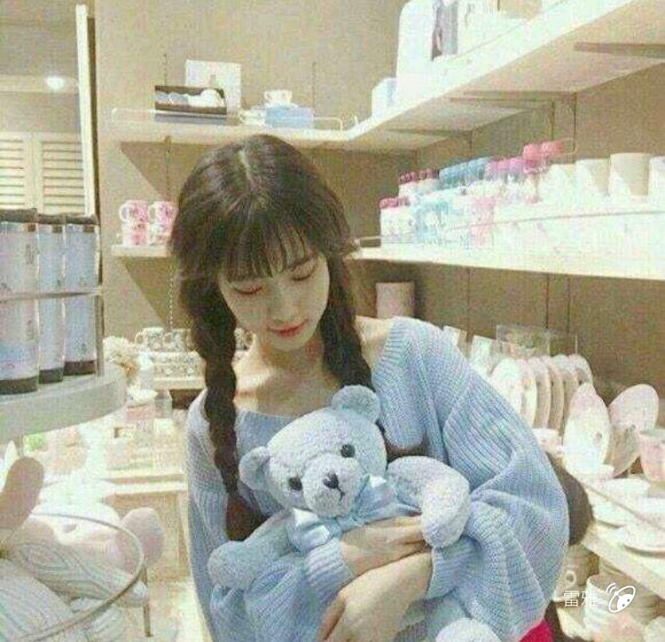 少女心真人头像,超级可爱.