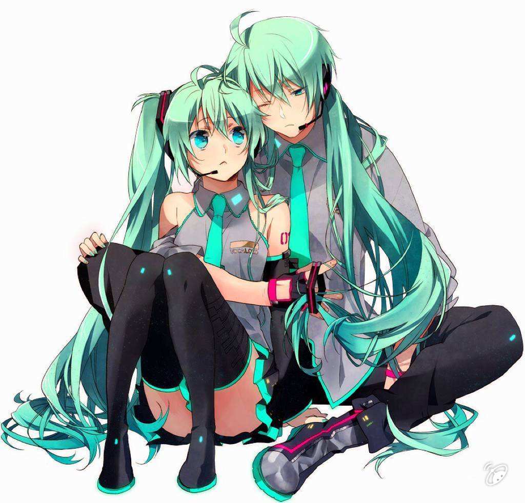 美美的初音未来和洛天依 - 头像壁纸 - 波洞星球boodo