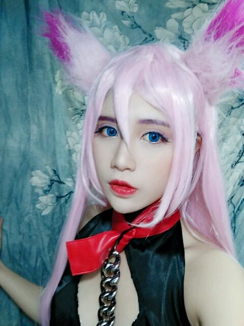 为喜欢的次元小姐姐打call cosplay 装扮互动视频 柴郡