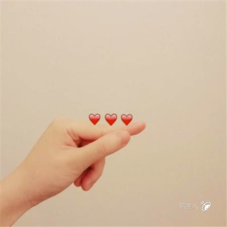 手势头像哦