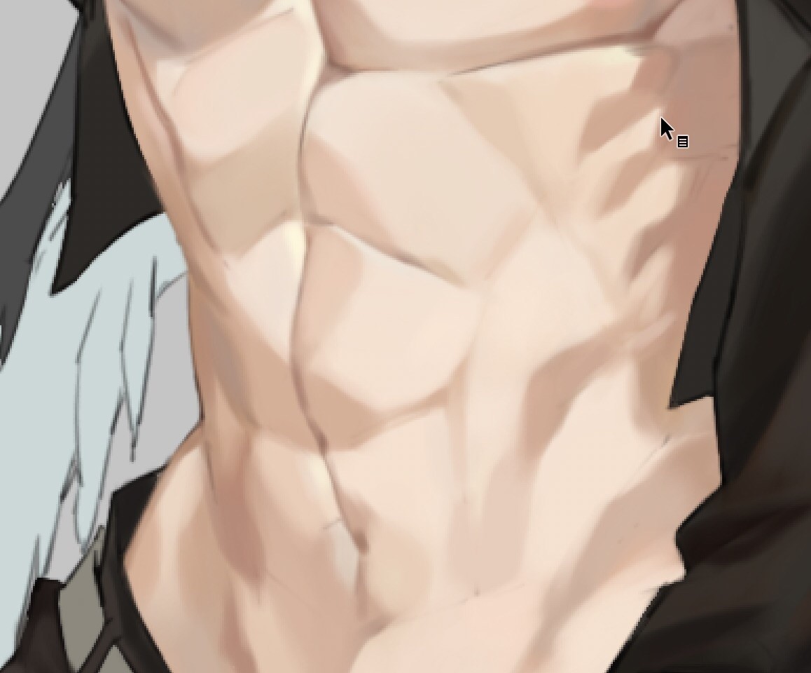 腹肌小过程
