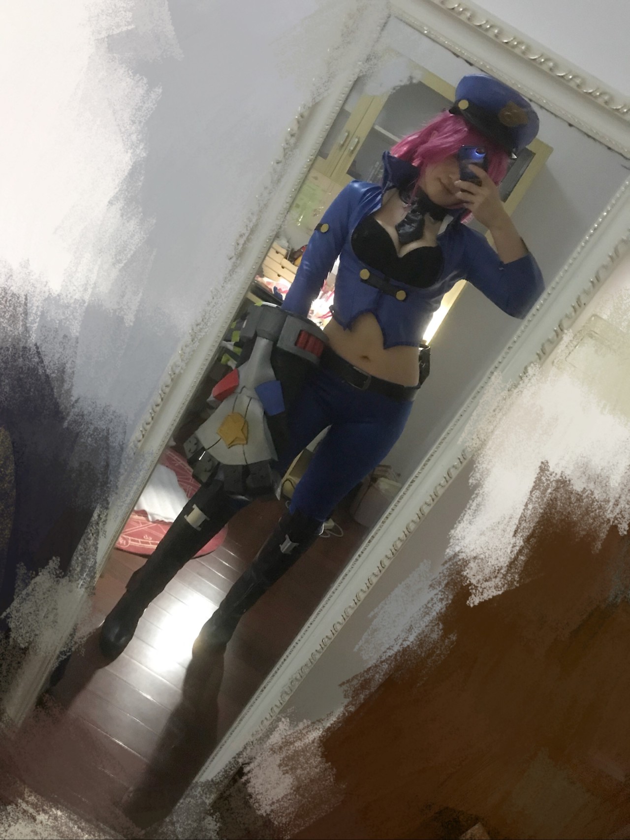 lol 女警官 蔚 皮城执法官 试装