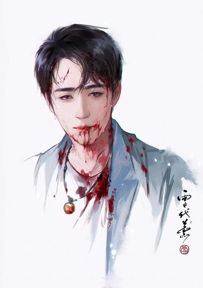 就喜欢这种吐血受伤图