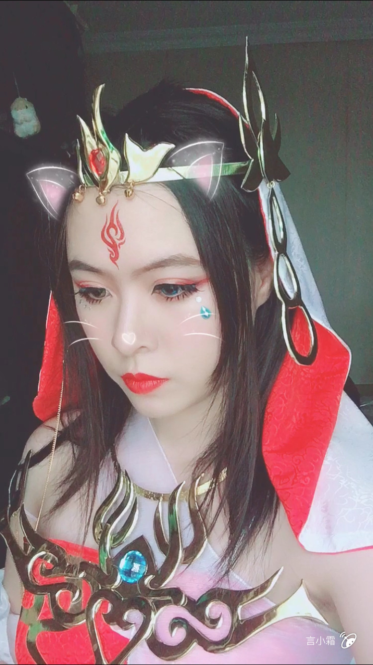 cosplay 朔雪 试妆 少女 剑网三 6