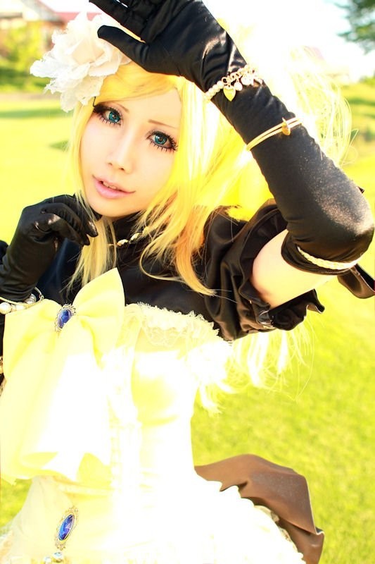 vocaloid cos 镜音铃