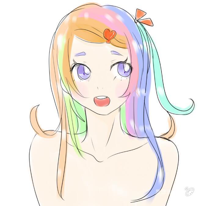 【原创/彩虹少女】拥有彩虹色头发的苦恼