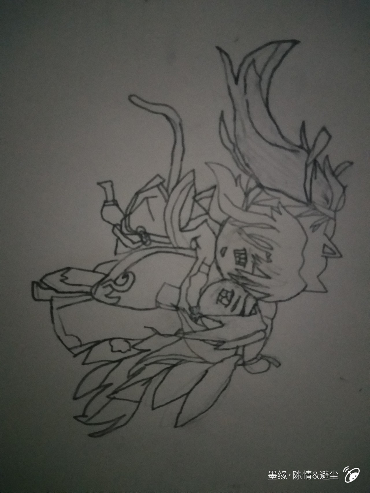 第一次画素描