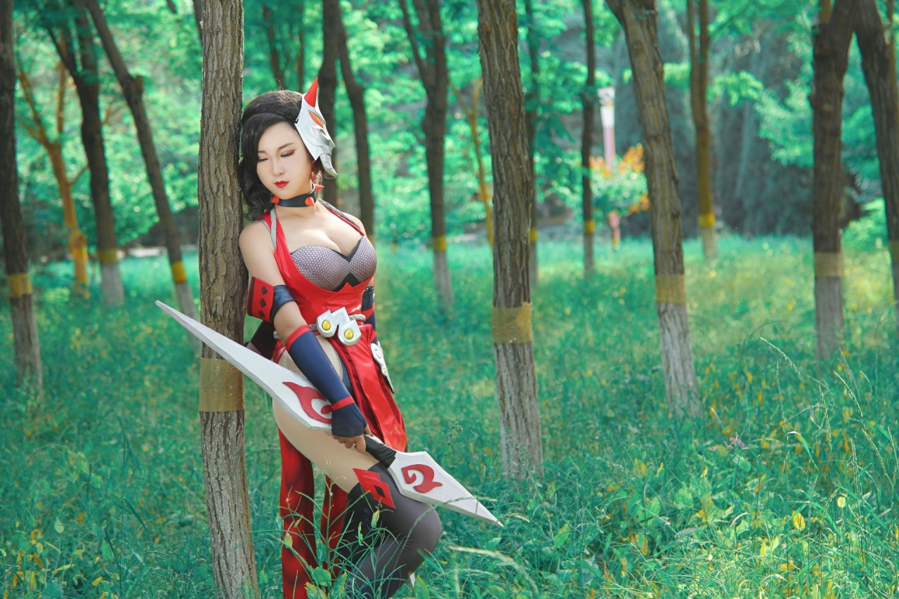 【cos正片】王者荣耀-阿珂 - cosplay - 波洞星球boodo