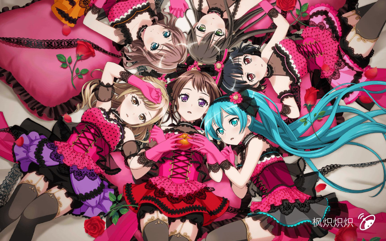 由同名次世代少女乐队企划改编而成的电视动画《bang dream!