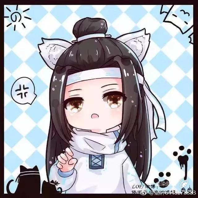 魔道祖师q版魏无羡蓝忘机外加一张q版总和