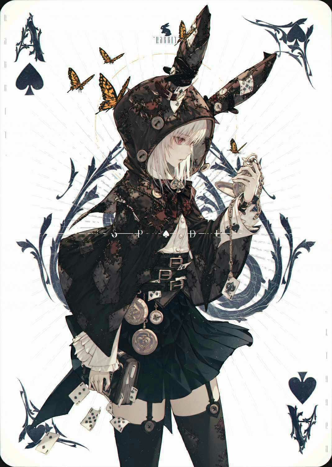 黑暗少女扑克牌.