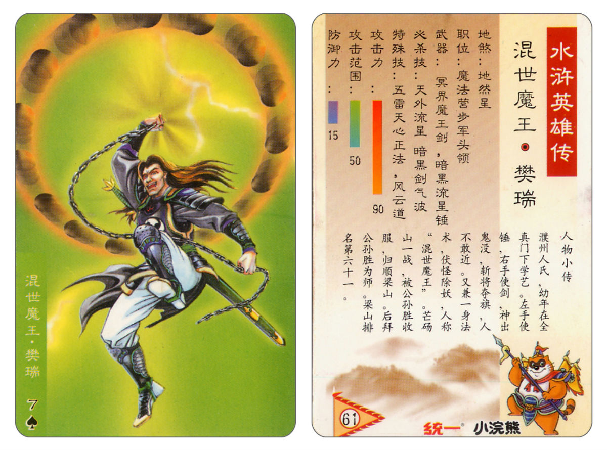 【我的分享】美图:小浣熊水浒卡