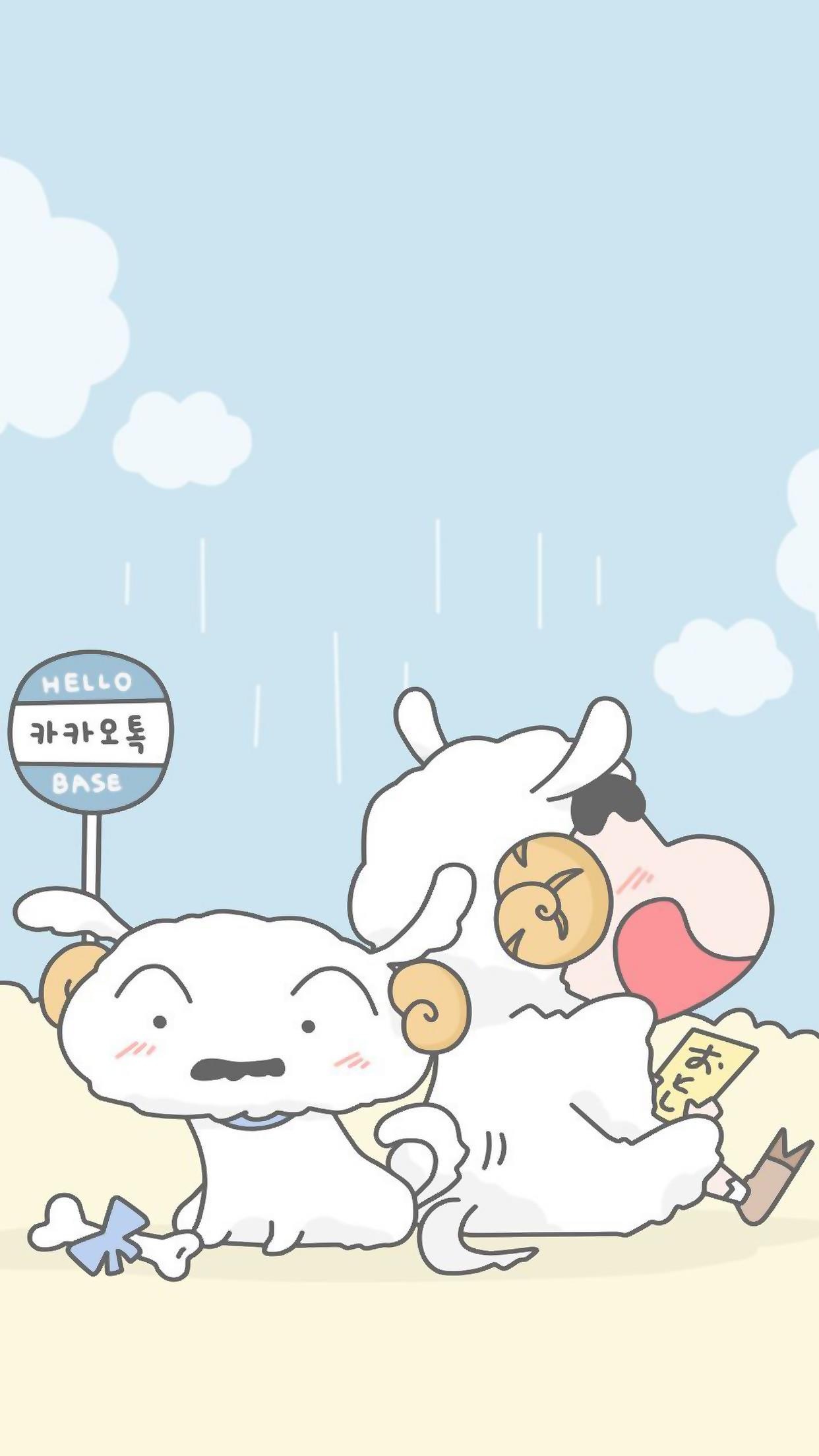 蜡笔小新可爱萌卡通手机壁纸