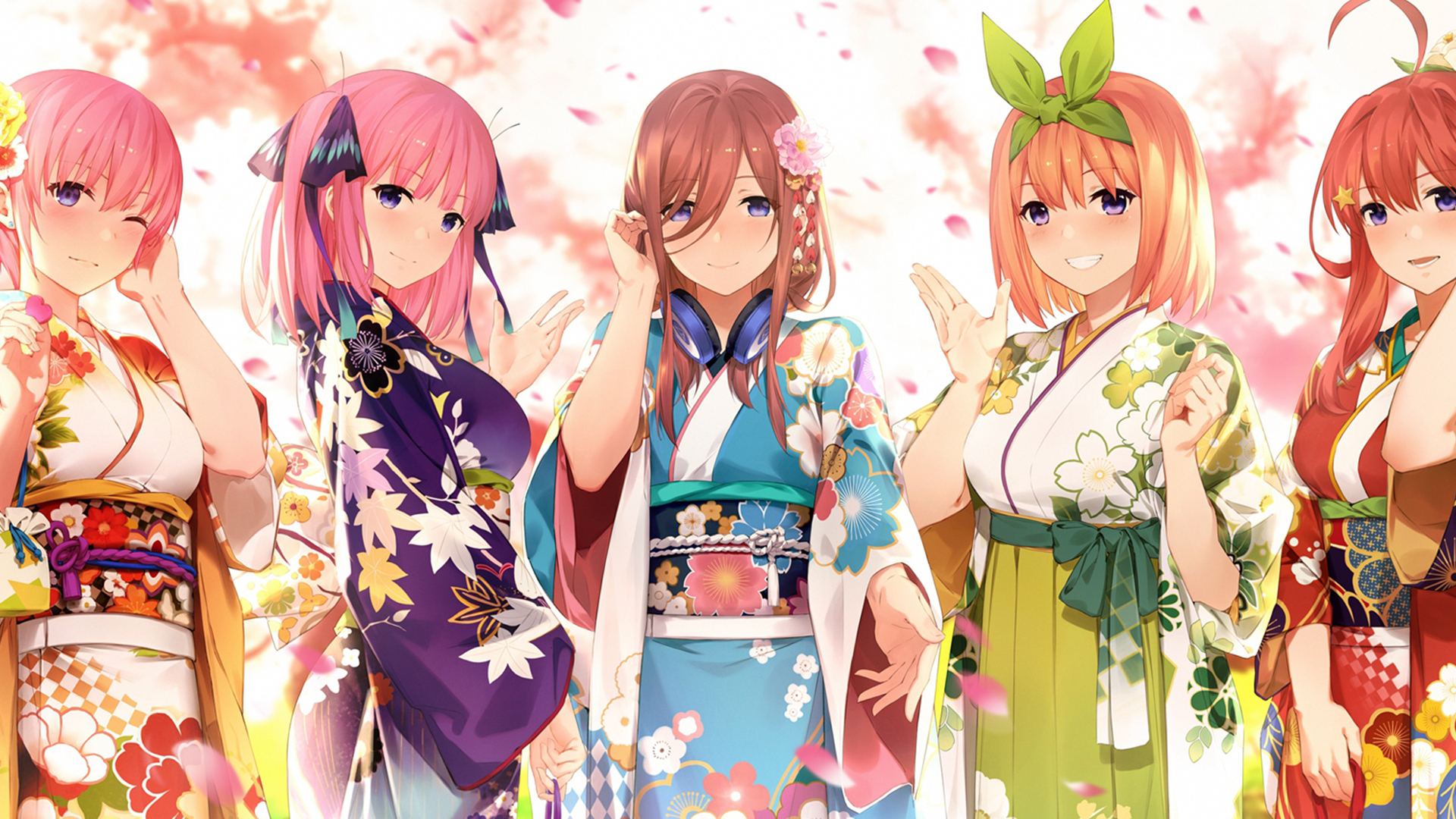五等分的花嫁插画桌面壁纸