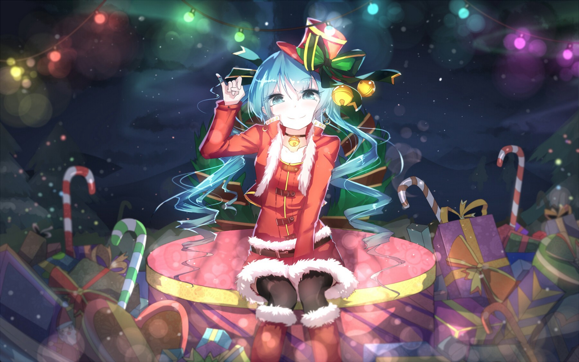 甜美治愈初音未来桌面壁纸