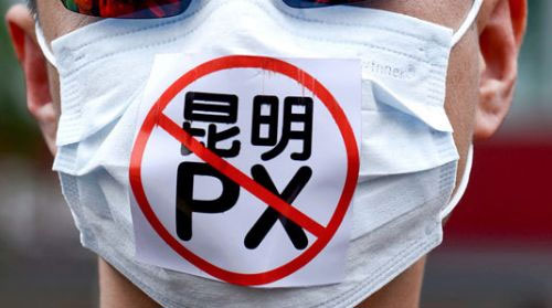 各地的反PX運動并不能讓人感受到“進步”