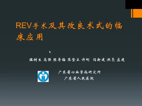 REV手术治疗复杂性先心病的临床经验 :38例病例报道