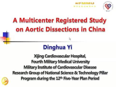 A Multicenter Registered Study on Aortic Dissection in China