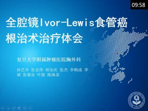 全腔镜Ivor-Lewis食管癌根治术治疗体会