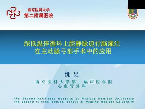 深低温停循环上腔静脉逆行脑灌注在主动脉弓部手术中的应用