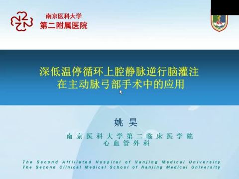 深低温停循环上腔静脉逆行脑灌注在主动脉弓部手术中的应用