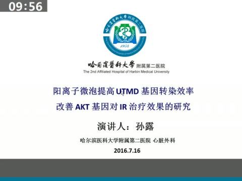 阳离子微泡提高超声介导体内基因靶向转染效率改善AKT基因对心脏缺血再灌注损伤治疗效果的研究