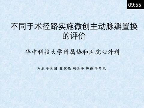 不同手术径路实施微创主动脉瓣置换的评价