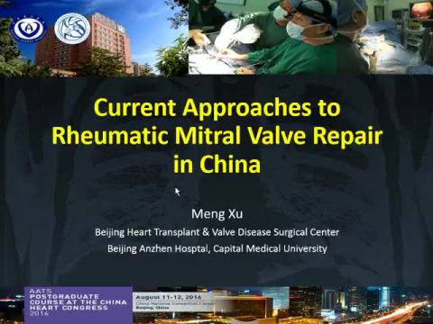 Current Approaches of Rheumatic Mitral Repair in China