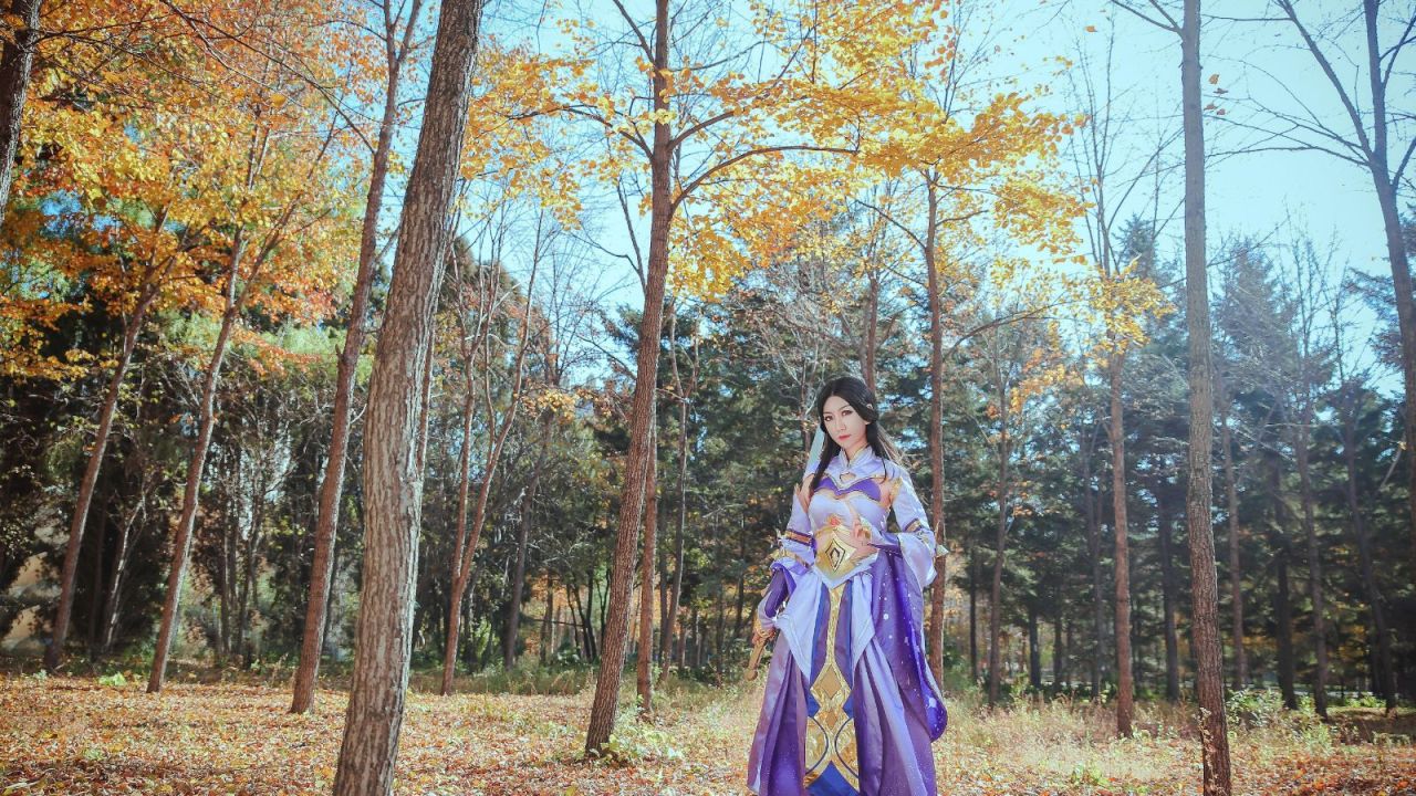 【正片】王者荣耀露娜紫霞仙子cosplay