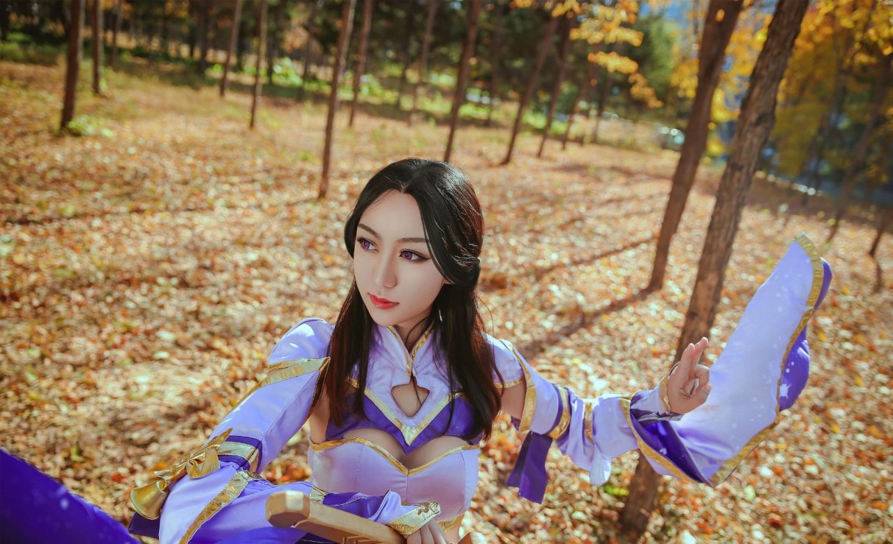 【正片】王者荣耀露娜紫霞仙子cosplay