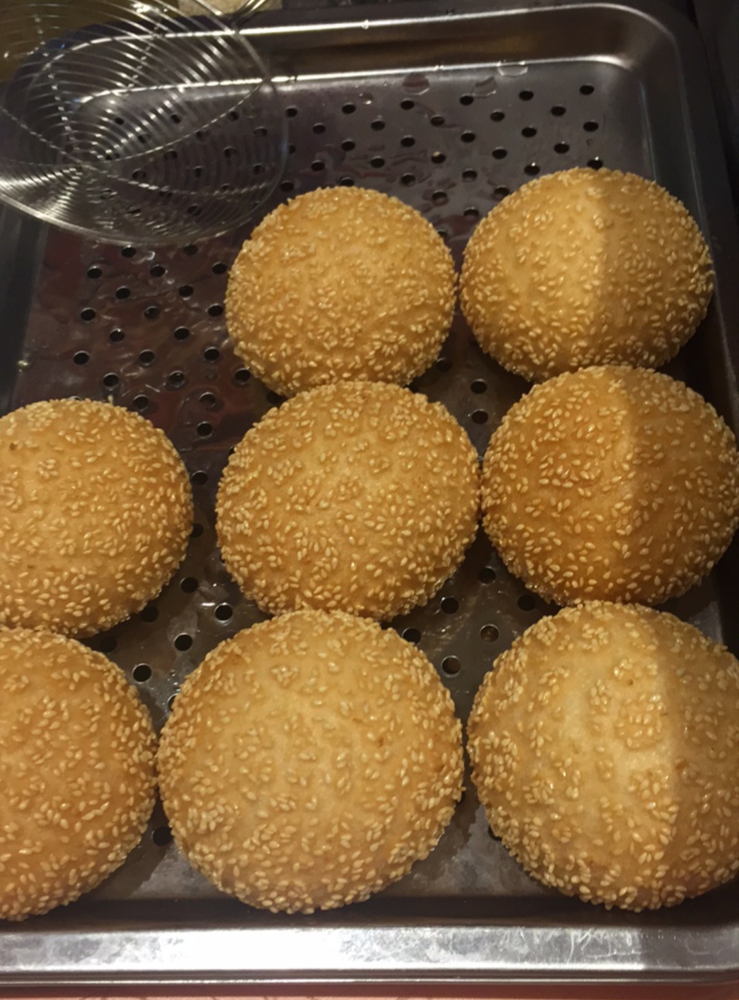 秀生活随拍油炸麻球