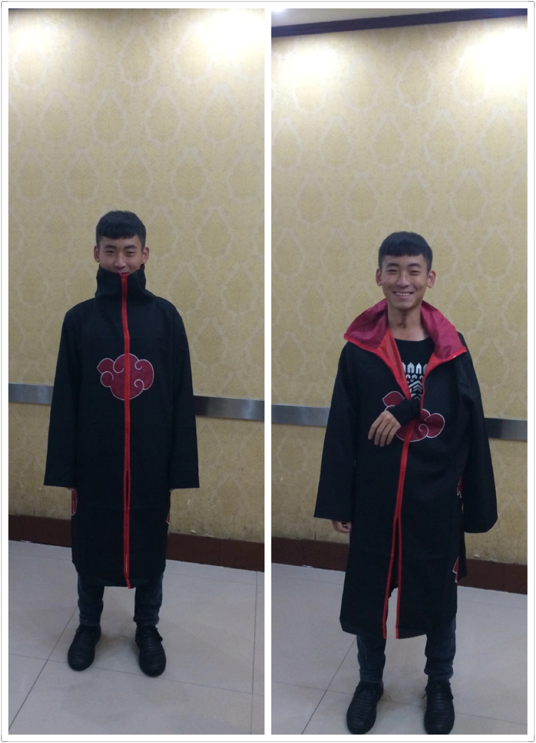 阿飞x(uid: 7911683)我要秀我的动漫服:火影里晓组织的服装,同学送的