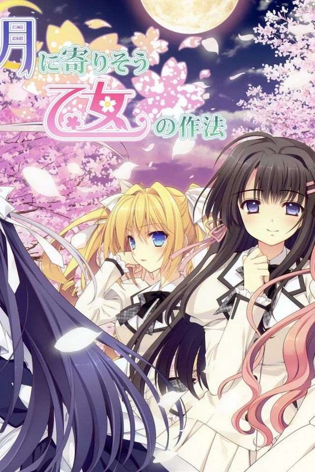 近月少女的礼仪动漫iphone壁纸