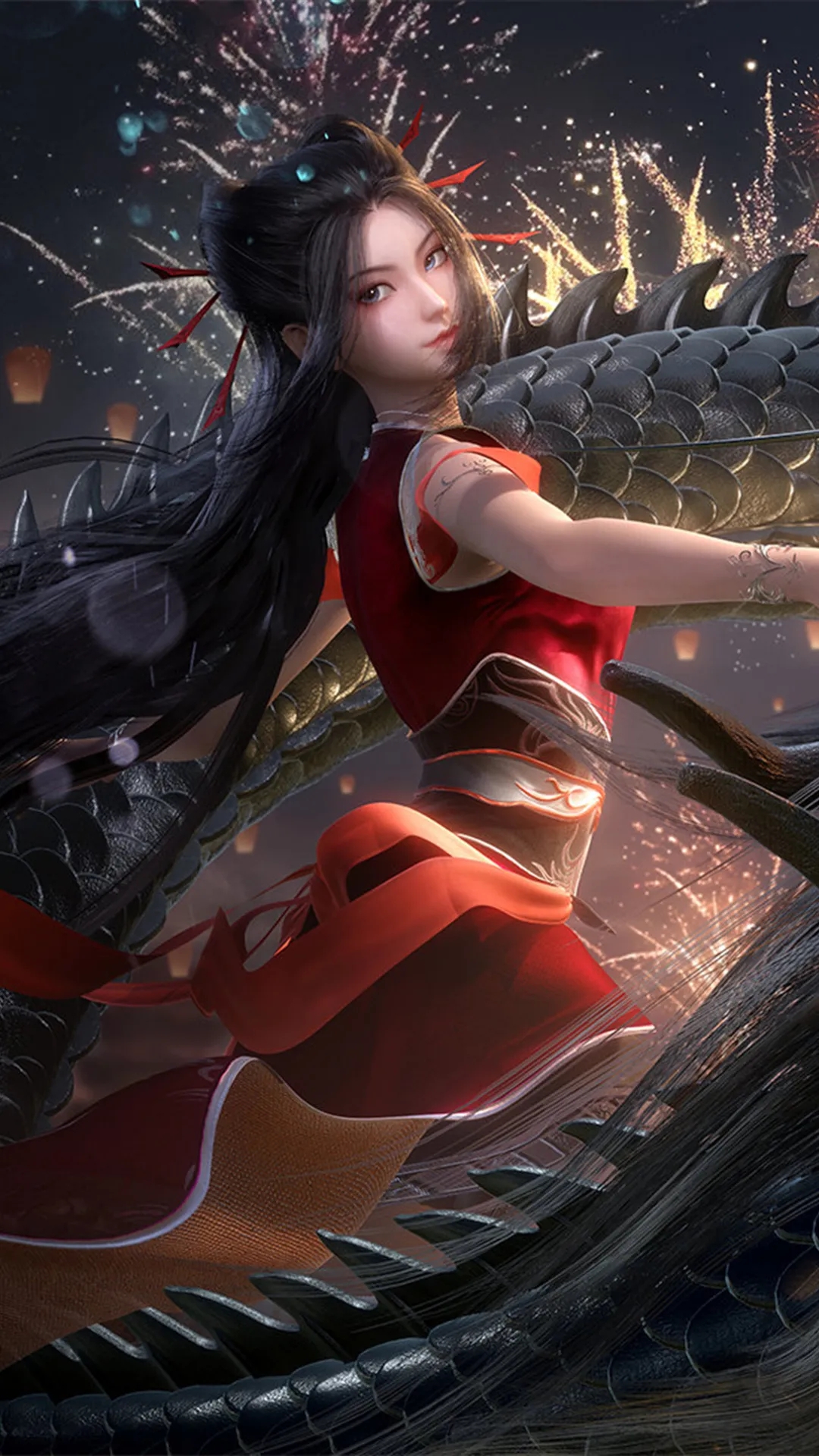 国漫情人节精美手机壁纸