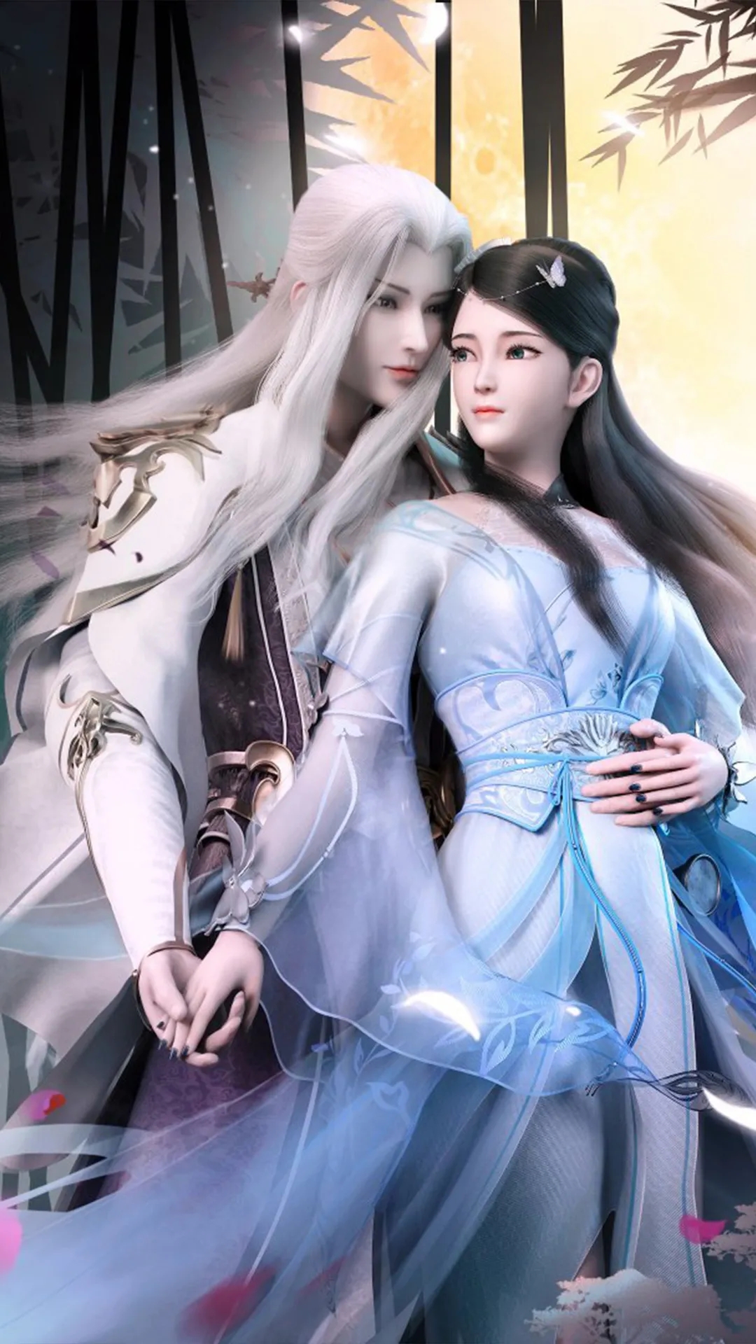 国漫情人节精美手机壁纸