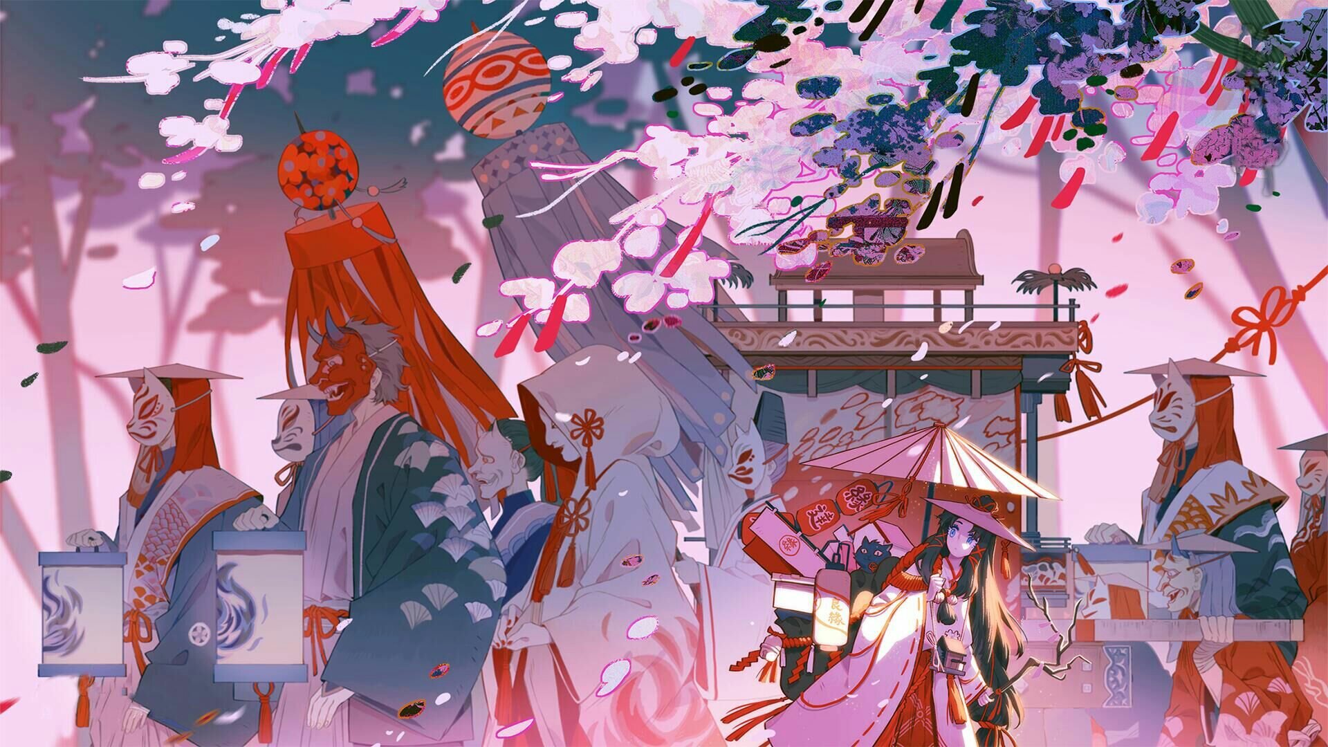 阴阳师精美原画高清桌面壁纸2