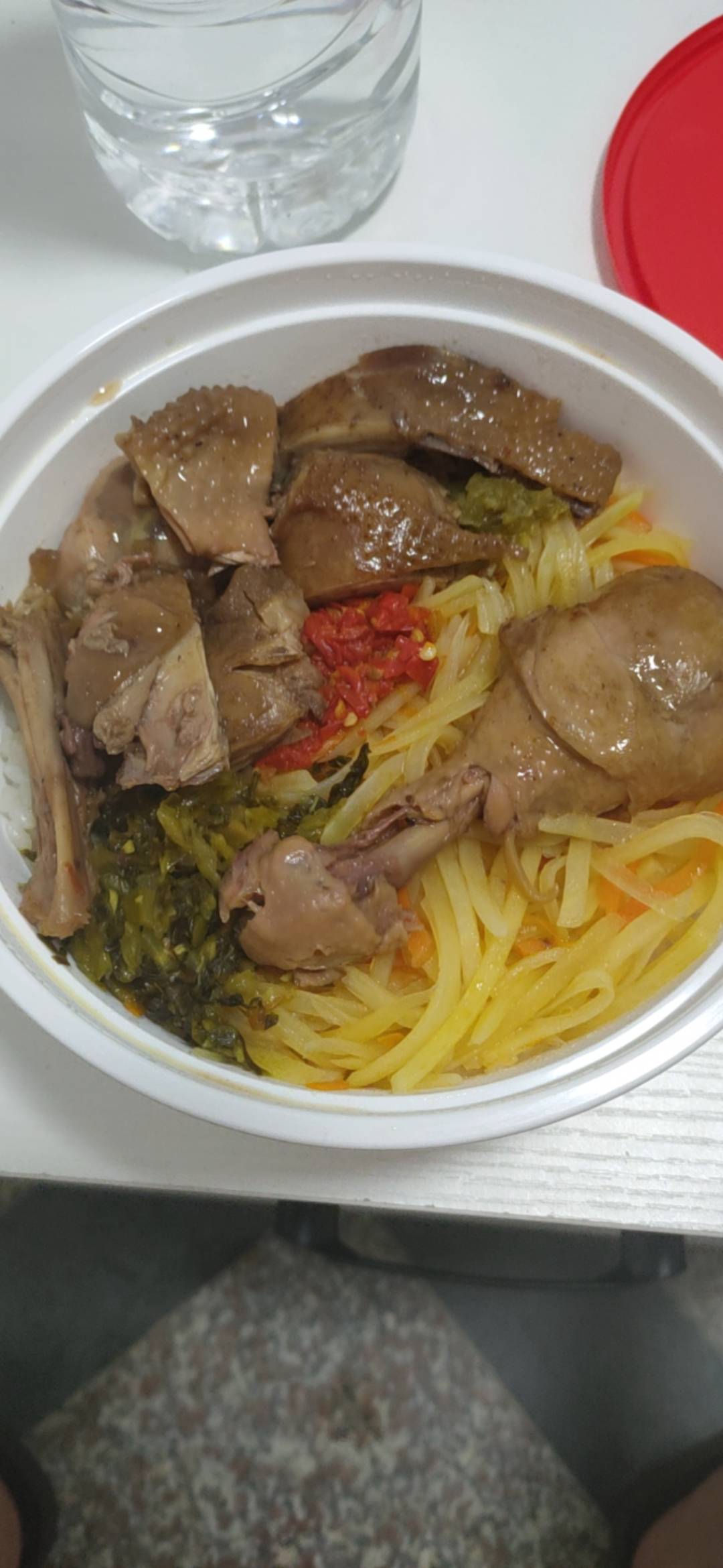 随拍剁椒鸡腿饭