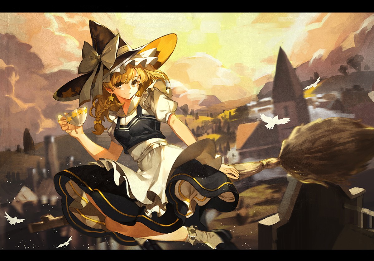 壁纸分享 雾雨魔理沙 Powered By Discuz