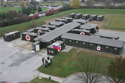 美国24小时内搭建180座野战医院,遍布美国各地