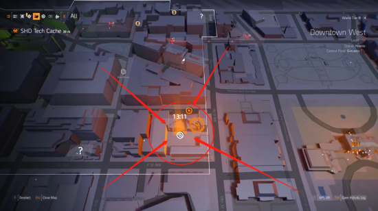 《全境封锁 2》西下城区国土战略局装备箱拿法