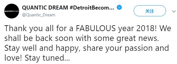 《底特律》DLC 推出有望？Quantic Dream 致谢粉丝支持