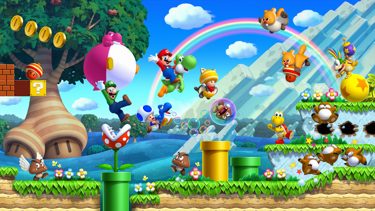 新超级马里奥兄弟游戏图集