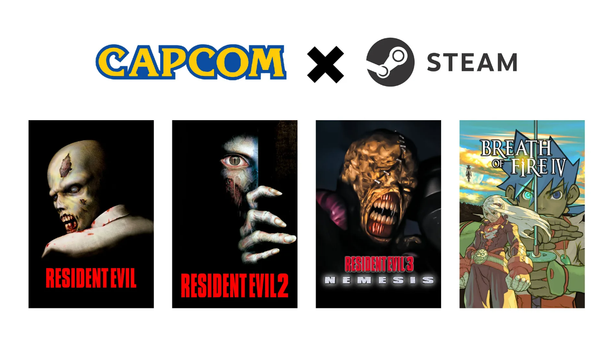 《生化危机 1-3》《龙战士 4》登陆 Steam