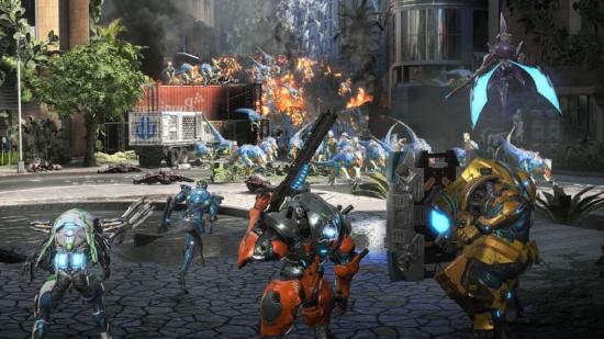 Exoprimal游戏图集-篝火营地