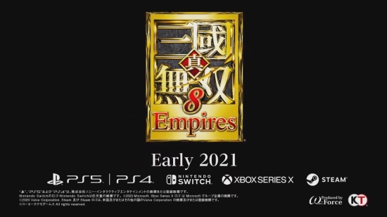 【TGS2020】新作《真三国无双 8 帝国》首度公开，横跨次世代平台