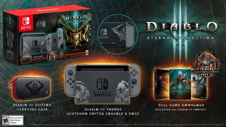 《暗黑破坏神》Switch 同捆限定版主机公布